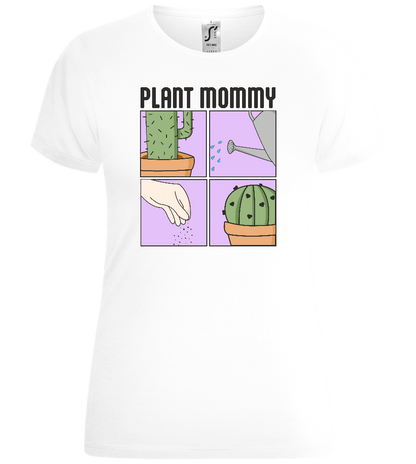 Plant Mommy Design - Comfort women's t-shirt_WHITE_front