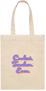 Coolest Teacher Ever Design - Essential small colored handle gift bag