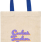Coolest Teacher Ever Design - Essential small colored handle gift bag_ROYAL BLUE_front