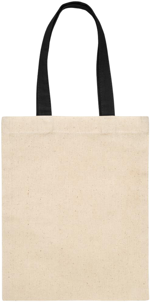 Coolest Teacher Ever Design - Essential small colored handle gift bag_BLACK_back