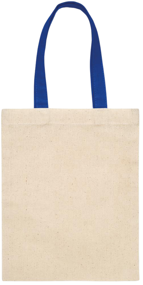 Coolest Teacher Ever Design - Essential small colored handle gift bag_ROYAL BLUE_back