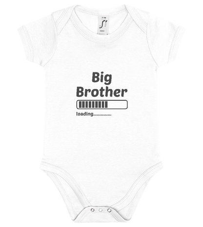 Big Brother Loading Bar Design - Baby bodysuit_WHITE_front