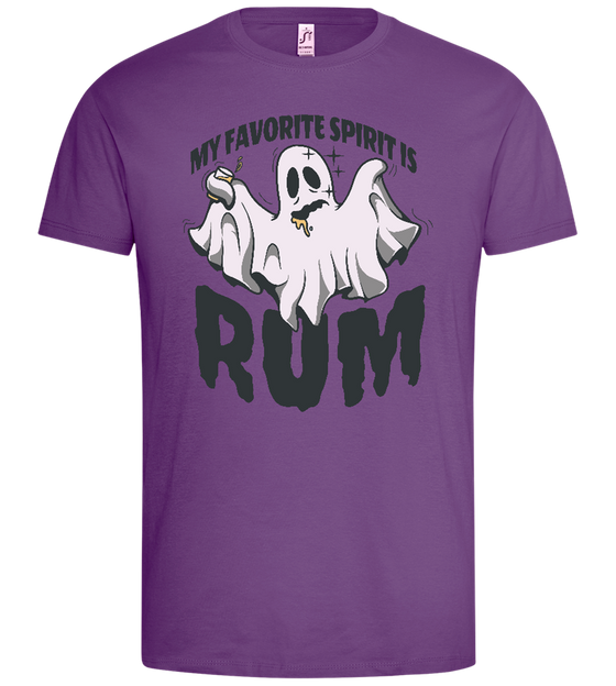 Favorite Spirit is Rum Design - Premium men's t-shirt_LIGHT PURPLE_front