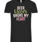 Never Broke My Heart Design - Comfort Unisex T-Shirt_DEEP BLACK_front