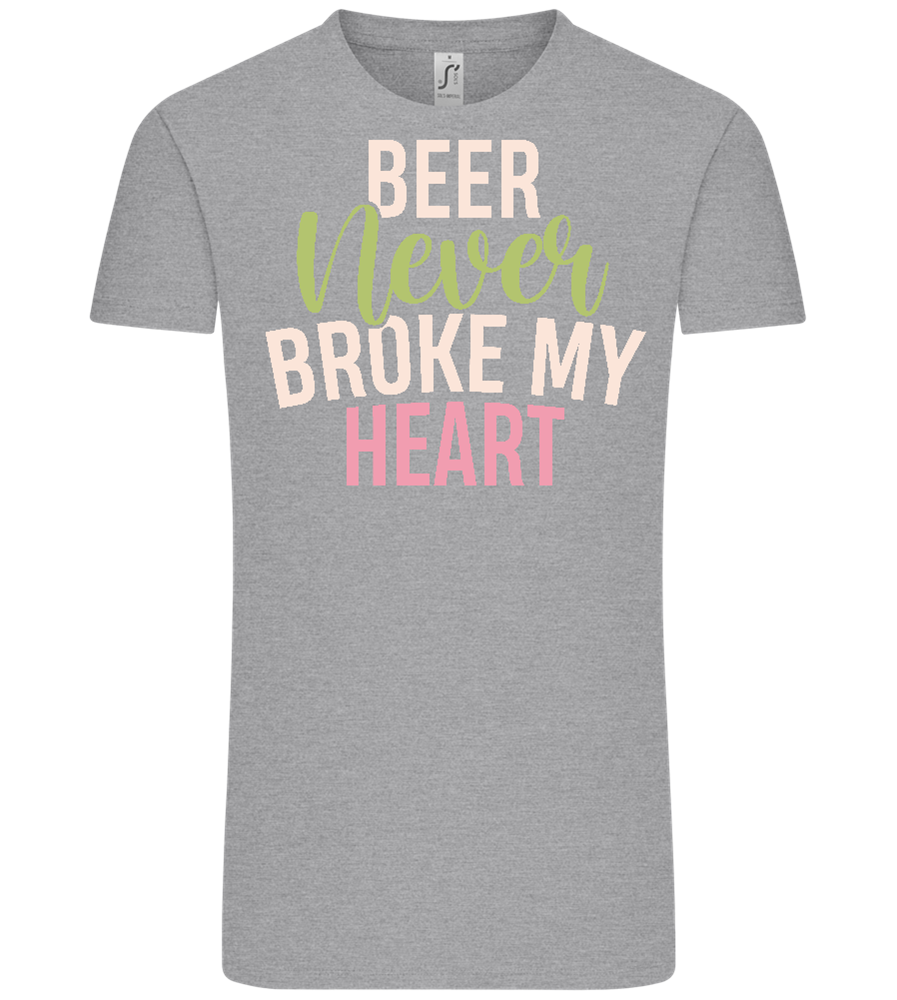 Never Broke My Heart Design - Comfort Unisex T-Shirt_ORION GREY_front