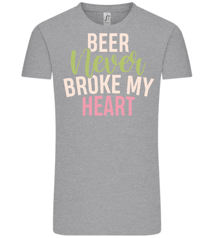 Never Broke My Heart Design - Comfort Unisex T-Shirt_ORION GREY_front