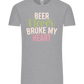 Never Broke My Heart Design - Comfort Unisex T-Shirt_ORION GREY_front