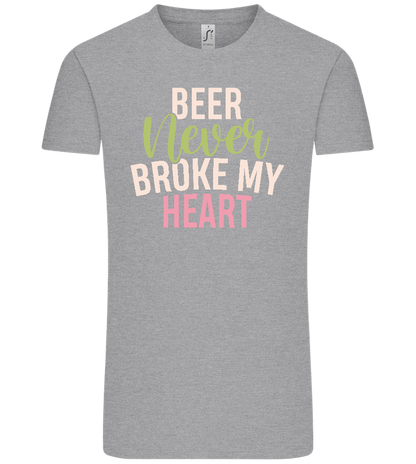 Never Broke My Heart Design - Comfort Unisex T-Shirt_ORION GREY_front