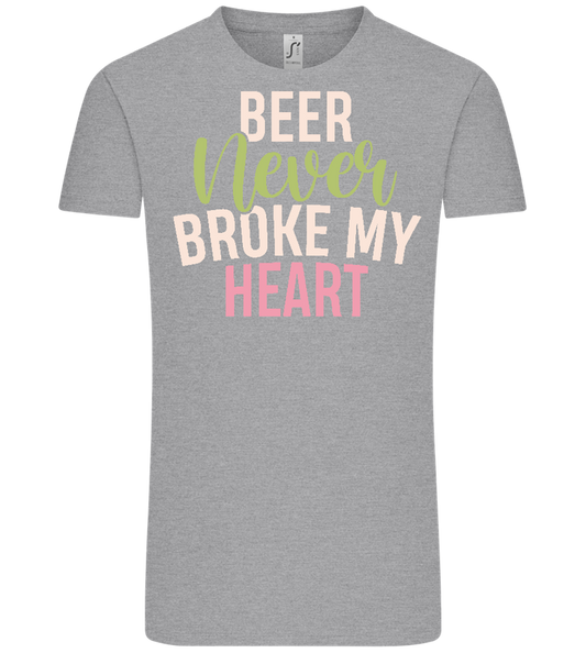 Never Broke My Heart Design - Comfort Unisex T-Shirt_ORION GREY_front