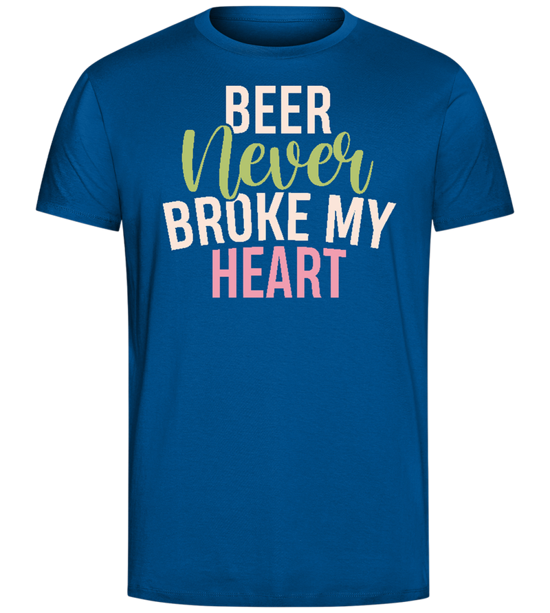 Never Broke My Heart Design - Comfort Unisex T-Shirt_ROYAL_front