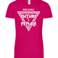 Rock N Roll Future Is Female Design - Comfort women's t-shirt_FUCHSIA_front