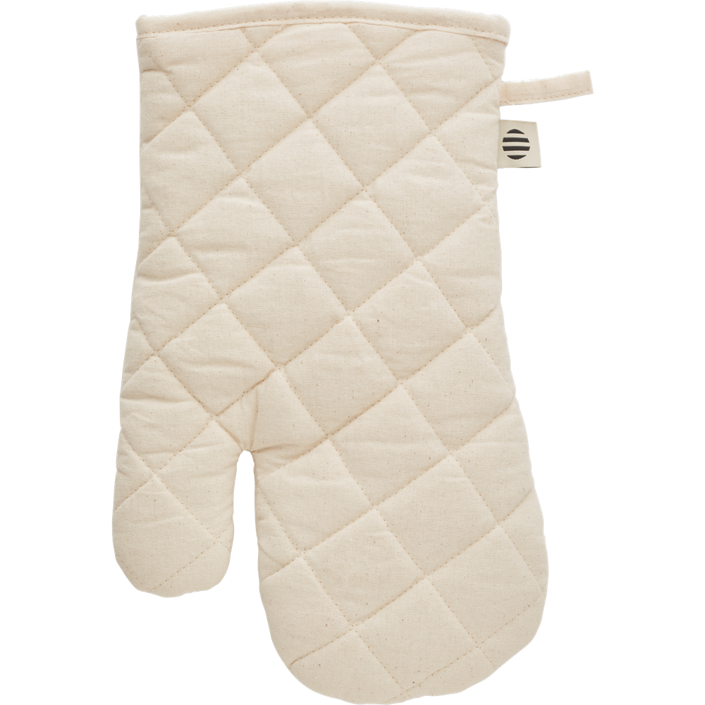 Organic Cotton Oven Glove_BEIGE_front
