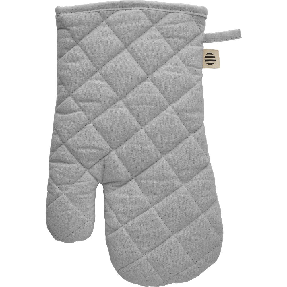 Organic Cotton Oven Glove_GREY_front