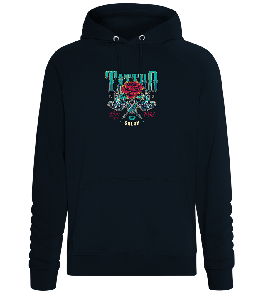 Tattoo Salon NY Design - Comfort unisex hoodie_BLACK_front