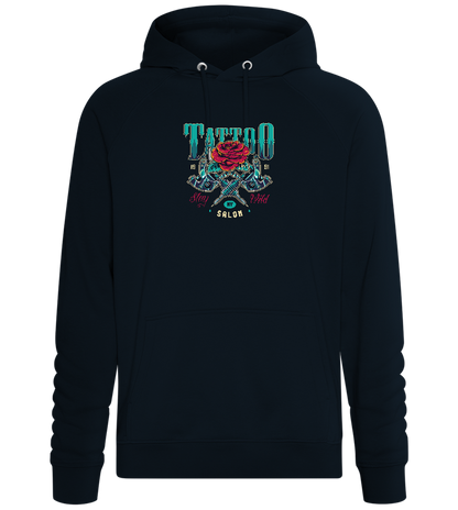 Tattoo Salon NY Design - Comfort unisex hoodie_BLACK_front