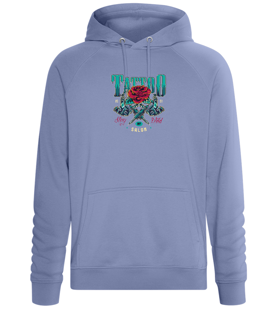 Tattoo Salon NY Design - Comfort unisex hoodie_BLUE_front