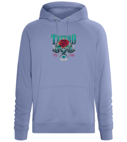 Tattoo Salon NY Design - Comfort unisex hoodie_BLUE_front