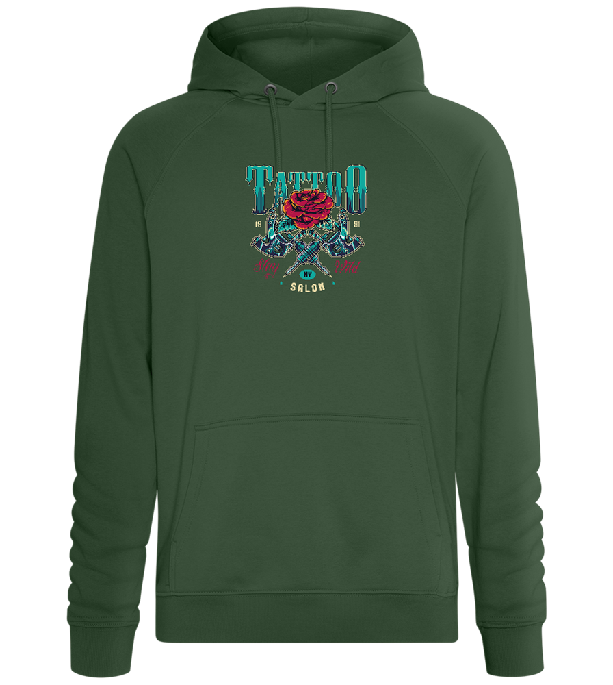 Tattoo Salon NY Design - Comfort unisex hoodie_GREEN BOTTLE_front