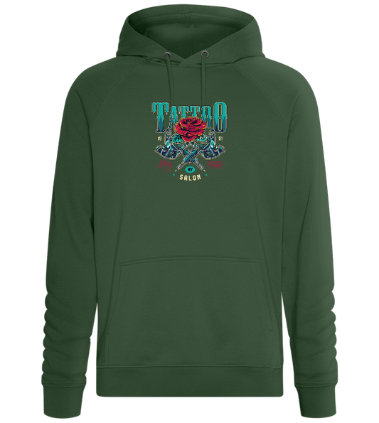 Tattoo Salon NY Design - Comfort unisex hoodie_GREEN BOTTLE_front