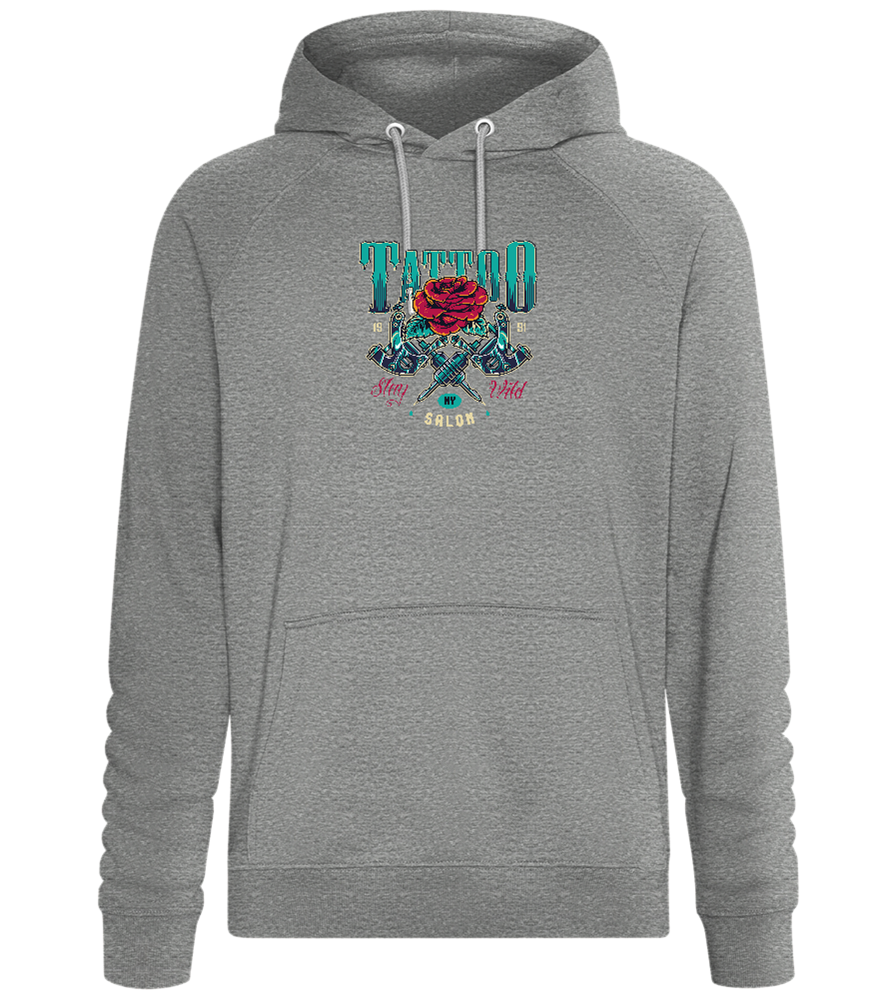 Tattoo Salon NY Design - Comfort unisex hoodie_ORION GREY II_front