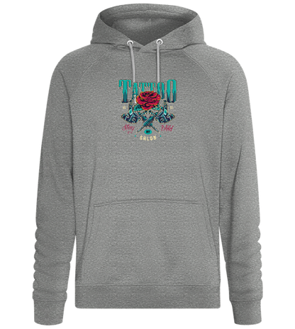 Tattoo Salon NY Design - Comfort unisex hoodie_ORION GREY II_front