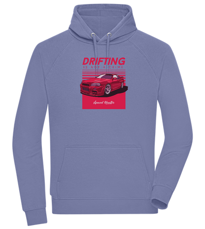 Drifting Not A Crime Design - Comfort unisex hoodie_BLUE_front