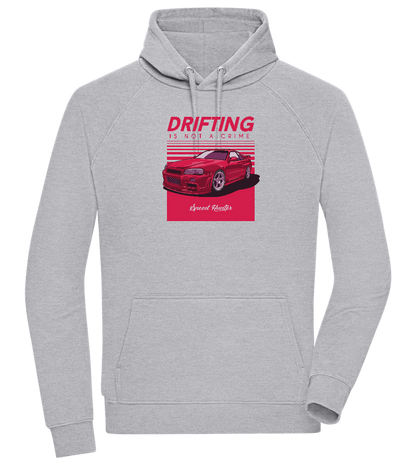 Drifting Not A Crime Design - Comfort unisex hoodie_ORION GREY II_front