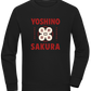 Yoshino Sakura Design - Comfort unisex sweater_BLACK_front