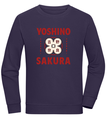 Yoshino Sakura Design - Comfort unisex sweater_FRENCH NAVY_front