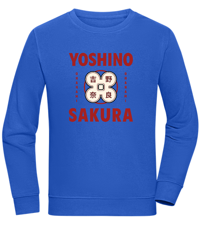 Yoshino Sakura Design - Comfort unisex sweater_ROYAL_front
