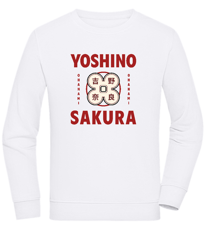 Yoshino Sakura Design - Comfort unisex sweater_WHITE_front