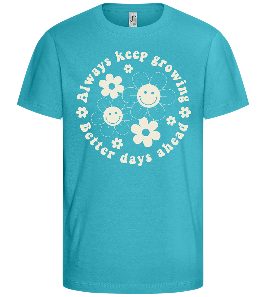 Grow with Happiness Design - Comfort girls' t-shirt_HAWAIIAN OCEAN_front