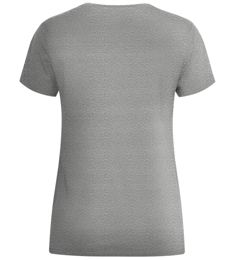 1 Degree Hotter Design - Comfort women's fitted t-shirt_ORION GREY_back