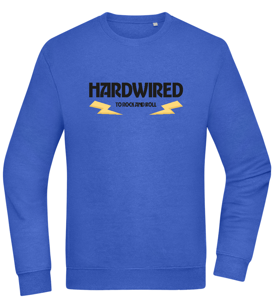 Hardwired Design - Comfort Essential Unisex Sweater_ROYAL_front