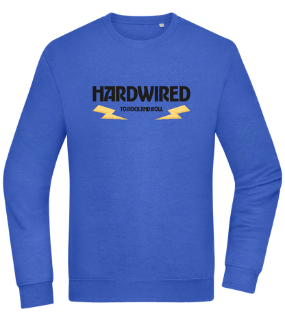 Hardwired Design - Comfort Essential Unisex Sweater_ROYAL_front