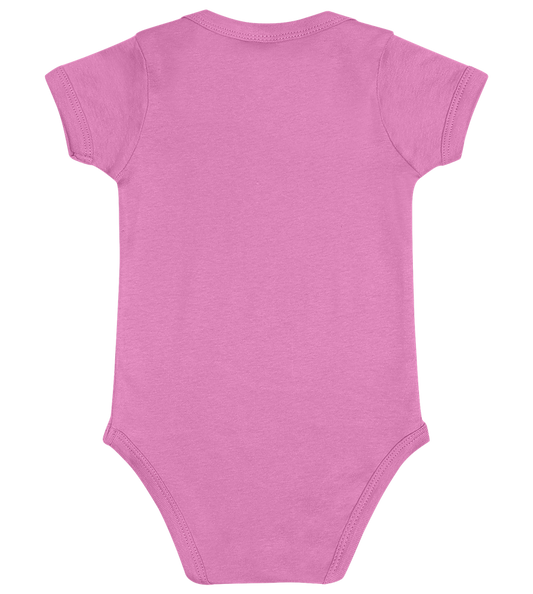 Leveling Up To Big Brother Design - Baby bodysuit_PINK ORCHID_back