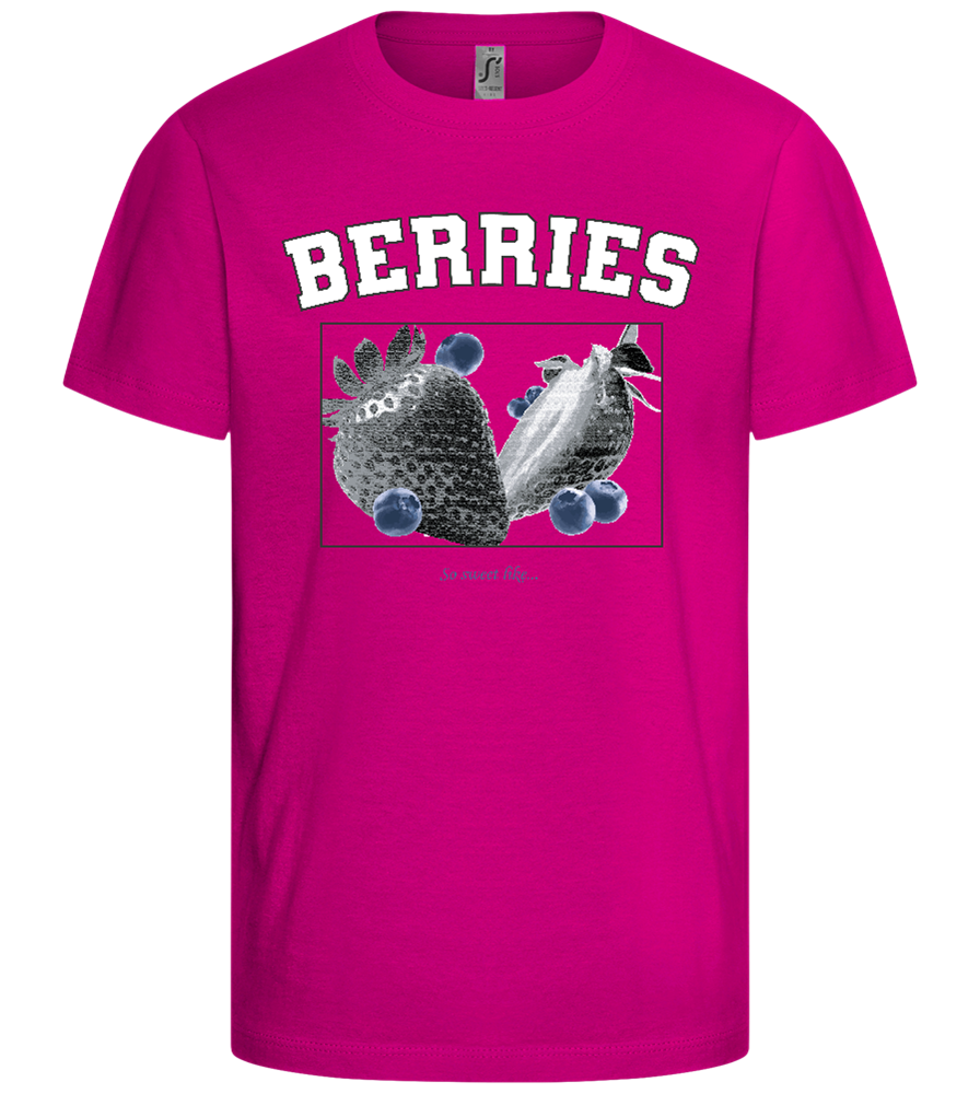 Sweet Like Berries Design - Comfort girls' t-shirt_FUCHSIA_front