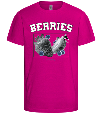 Sweet Like Berries Design - Comfort girls' t-shirt_FUCHSIA_front