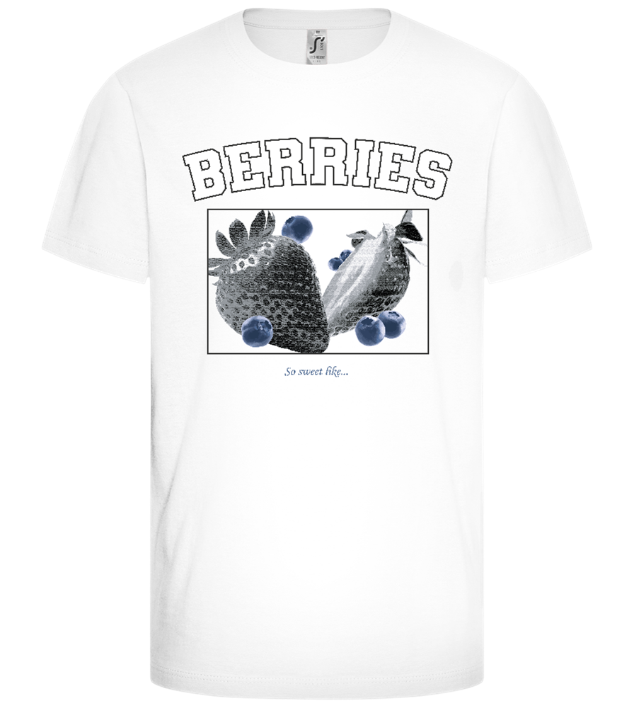 Sweet Like Berries Design - Comfort girls' t-shirt_WHITE_front