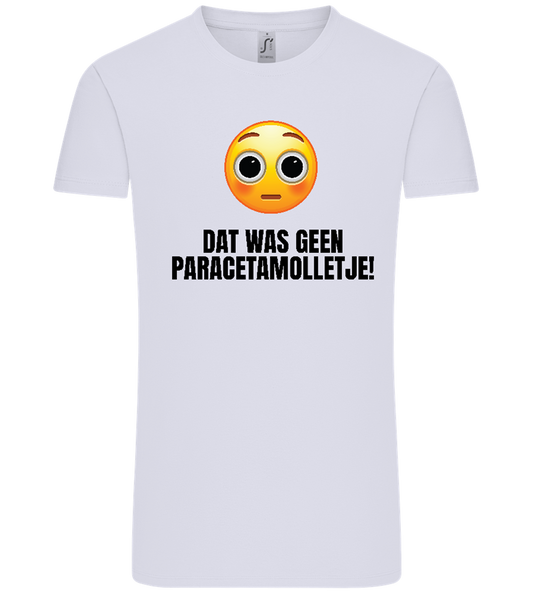 Geen Paracetamolletje Design - Comfort Unisex T-Shirt_LILAK_front