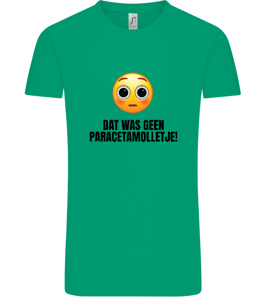Geen Paracetamolletje Design - Comfort Unisex T-Shirt_SPRING GREEN_front