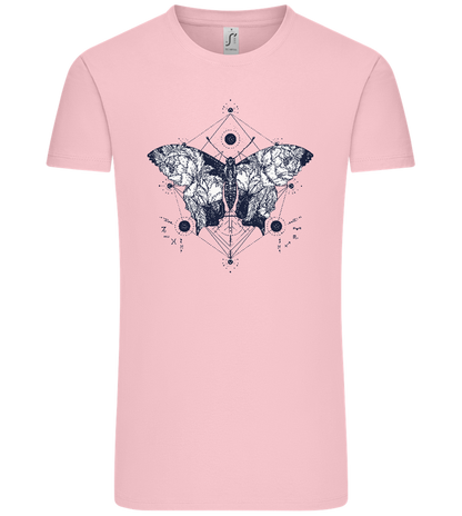Astrology Butterfly Design - Comfort Unisex T-Shirt_CANDY PINK_front