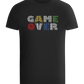 Game Over Pixel Design - Comfort boys fitted t-shirt_DEEP BLACK_front