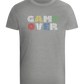 Game Over Pixel Design - Comfort boys fitted t-shirt_ORION GREY_front