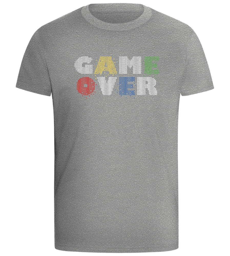 Game Over Pixel Design - Comfort boys fitted t-shirt_ORION GREY_front