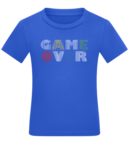 Game Over Pixel Design - Comfort boys fitted t-shirt_ROYAL_front