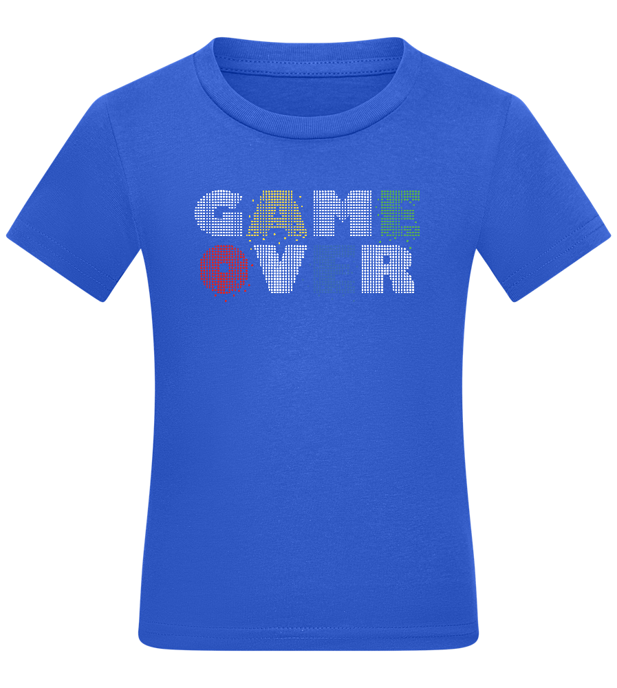 Game Over Pixel Design - Comfort boys fitted t-shirt_ROYAL_front