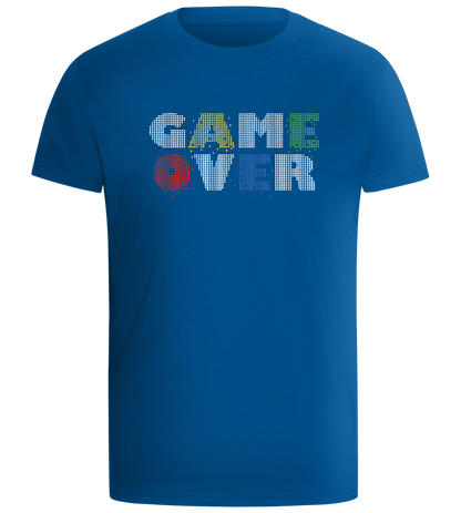 Game Over Pixel Design - Comfort boys fitted t-shirt_ROYAL_front