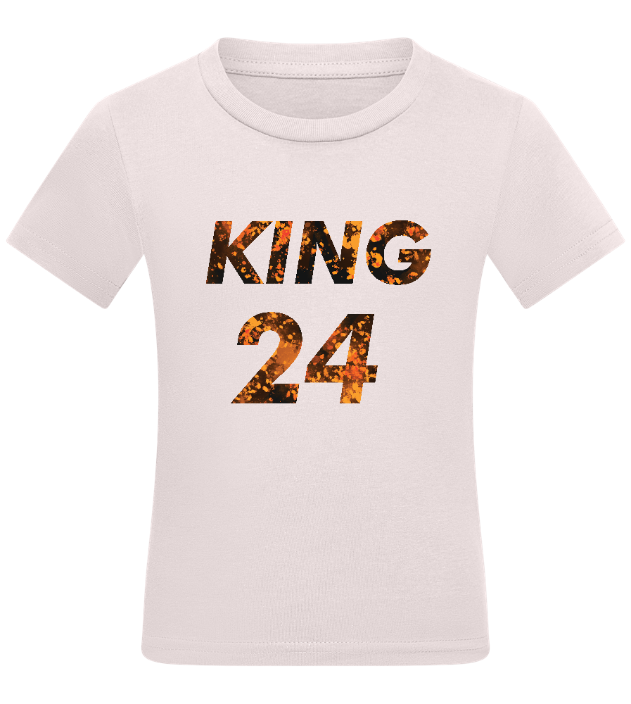 KING 24 Design - Comfort kids fitted t-shirt_LIGHT PINK_front