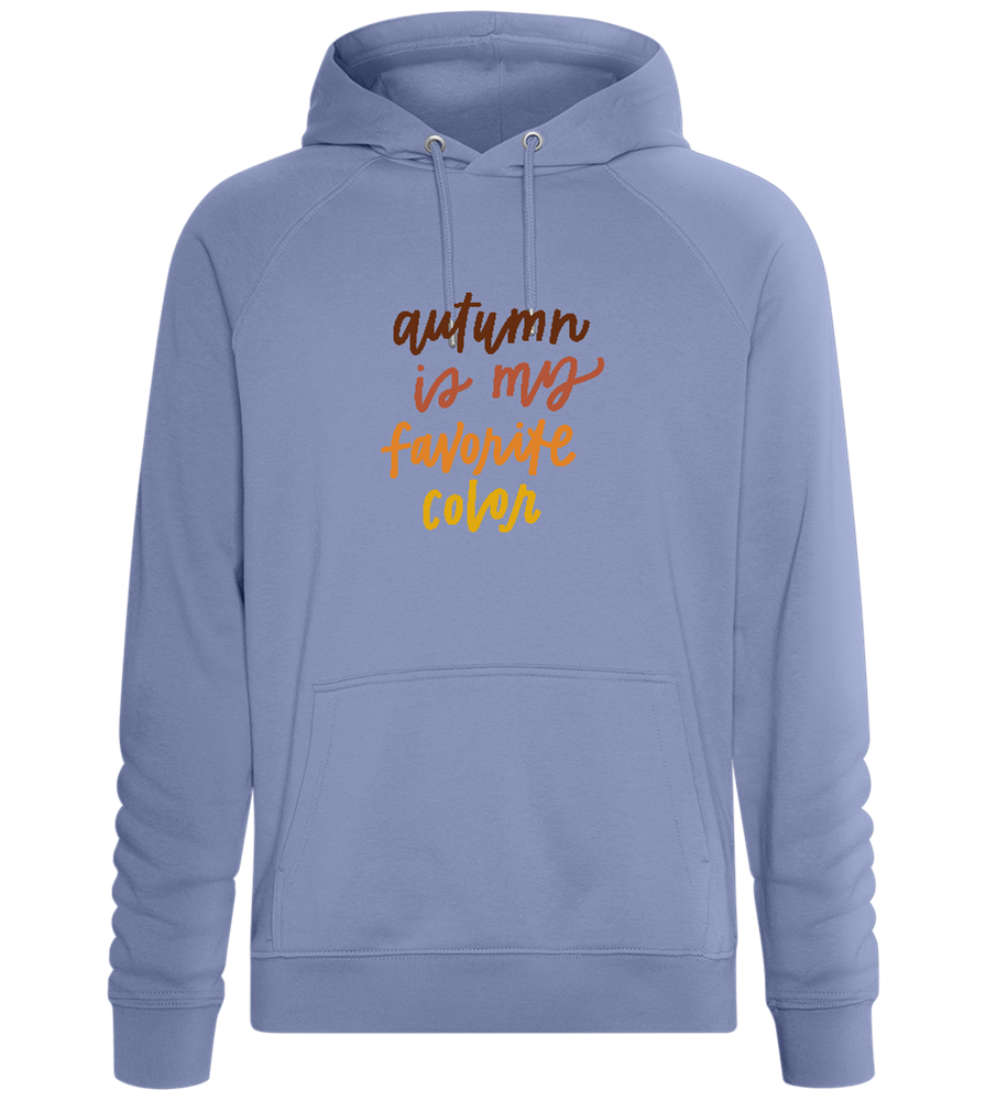 My Favorite Color is Autumn Design - Comfort unisex hoodie_BLUE_front